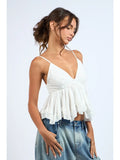 Tiered Ruffle Top - Greige Goods
