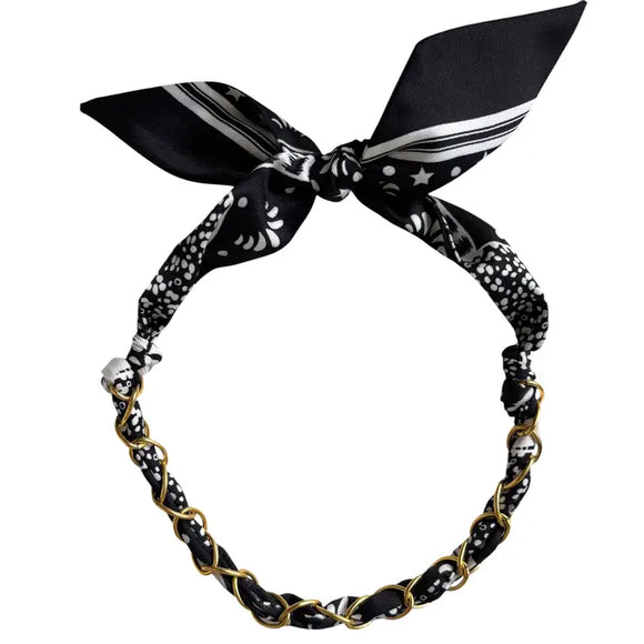 Luxe Chain Scarf Necklace