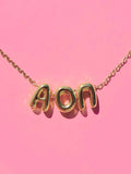 Sorority Bubble Necklace - Greige Goods
