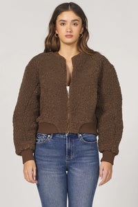 Felicia Sherpa Bomber Jacket