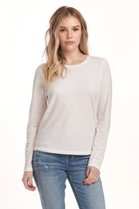 Kathy LS Jersey Tee - Greige Goods