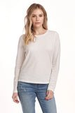 Kathy LS Jersey Tee - Greige Goods