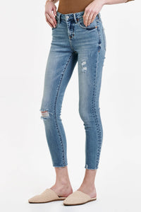 Gisele High Rise Skinny in Tahiti - Greige Goods