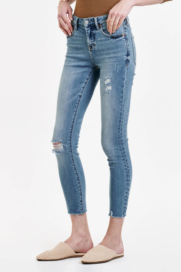 Gisele High Rise Skinny in Tahiti - Greige Goods