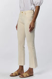 Jeanne Cropped Flare Jean - Greige Goods