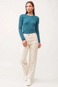 Holly Wheat Jeans - Greige Goods