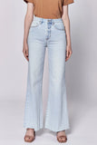 Fiona Wide Leg Jean - Greige Goods