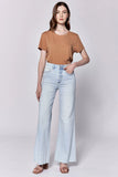 Fiona Wide Leg Jean - Greige Goods