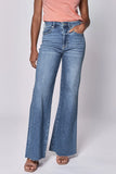 Fiona Wide Leg Jean - Greige Goods