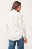 Lola Boyfriend LS Top - Greige Goods