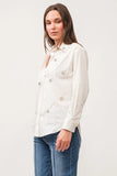 Lola Boyfriend LS Top - Greige Goods