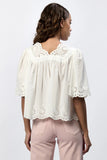 Lania Relaxed Blouse - Greige Goods