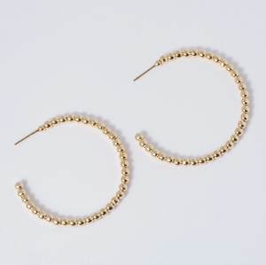 Classic Beaded Hoop - Greige Goods