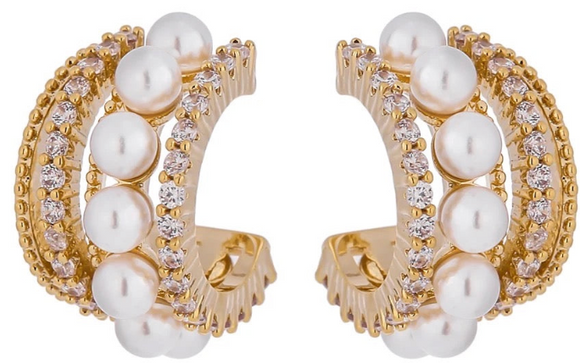 Stella Earring - Greige Goods