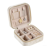 Velvet Jewelry Box - Greige Goods