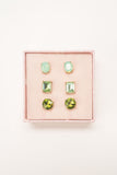 Bella Boxed Earring Trio - Greige Goods