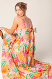 Bon Voyage Pink/Orange Maxi - Greige Goods