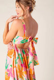 Bon Voyage Pink/Orange Maxi - Greige Goods