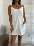 Solid Jersey Mini Dress - Greige Goods