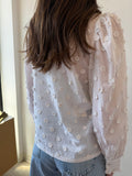 Byisabeau Flower Shirt - Greige Goods