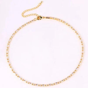 Shimmer Daze Necklace - Greige Goods