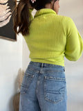 Sweater Turtleneck Cut-Out - Greige Goods