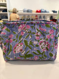 Quilted Print Make-up Bag
