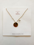 Sorority Pearl Drop Necklace - Greige Goods