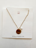 Sorority Pearl Drop Necklace - Greige Goods