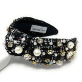 Eira Jeweled Headband - Greige Goods