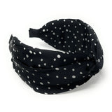 Polka Dot Twist Headband - Greige Goods