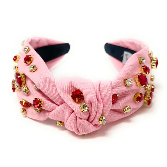 Valentines Jeweled Headband - Greige Goods