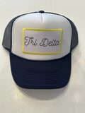 Sorority Patch Trucker Hat - Greige Goods