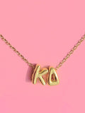 Sorority Bubble Necklace - Greige Goods