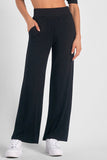 Wide Leg Elasticized Pant - Greige Goods