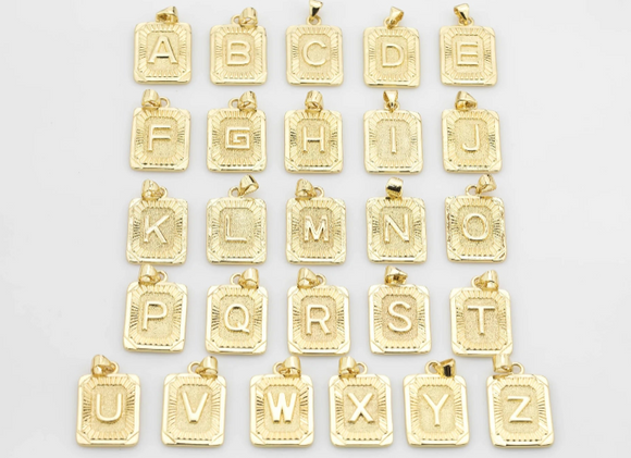 Initial Paperclip Necklace - Greige Goods