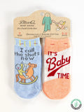 The Funny Baby Socks - Greige Goods