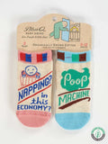 The Funny Baby Socks - Greige Goods