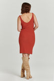 Nalani V-Neck Sweater Dress - Greige Goods