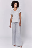 Vanya Sheer Top - Greige Goods