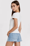 Seema Stretch T-Shirt - Greige Goods