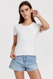 Seema Stretch T-Shirt - Greige Goods
