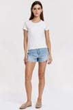 Seema Stretch T-Shirt - Greige Goods