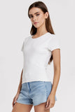 Seema Stretch T-Shirt - Greige Goods