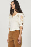Keely Top - Greige Goods