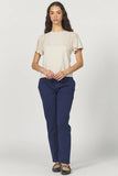 Francie Flutter Sleeve Top - Greige Goods