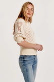 Ankara Mesh Cardigan - Greige Goods