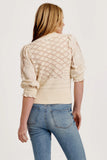 Ankara Mesh Cardigan - Greige Goods