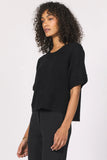 Catrina Short Sleeve Sweater - Greige Goods