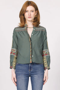 Makenna LS Shirt - Greige Goods
